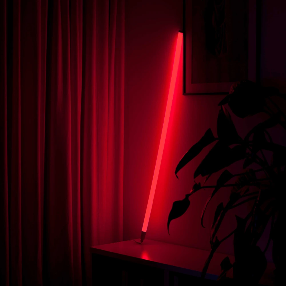 120cm Neon Tube Led Rød Designer Rør, Inkl. Ledning fra Ledlife