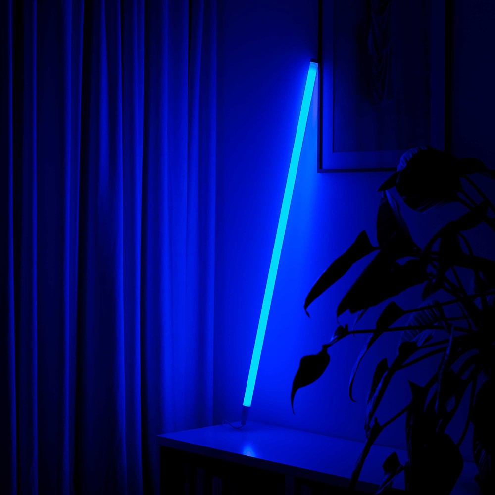 120cm Neon Tube Led Blå   Designer Rør, Inkl. Ledning fra Ledlife