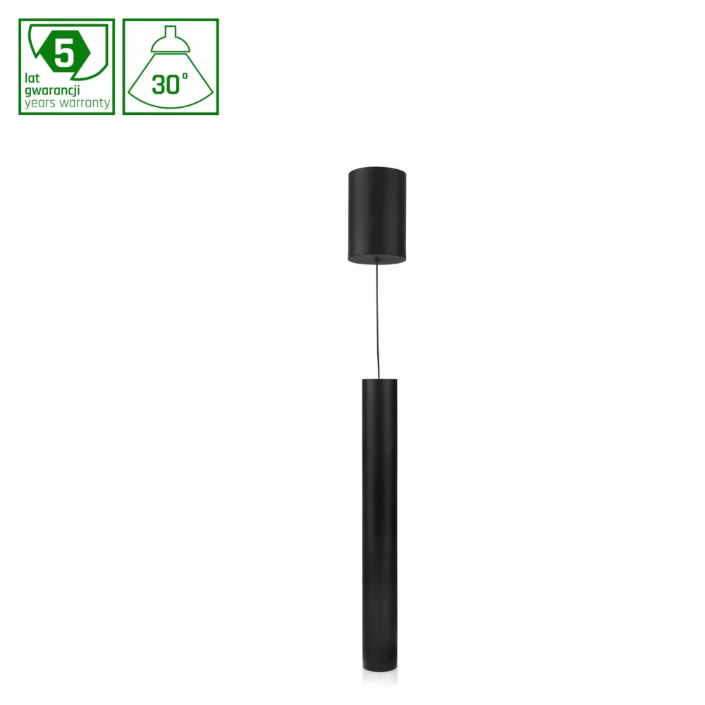 11w Hangit Multiway S Loftlampe   1070lm, 2700k, 30°, Sort, Højdejusterbar, Ip20   Dæmpbar : Ikke Dæmpbar, Kulør : Varm fra Spectrum