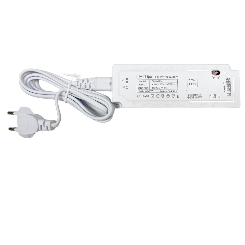 36w Møbelspot Strømforsyning   Plug And Play, Til Sono, Cabi Og Reco Møbelspot, Maks. 6 Spot fra Ledlife