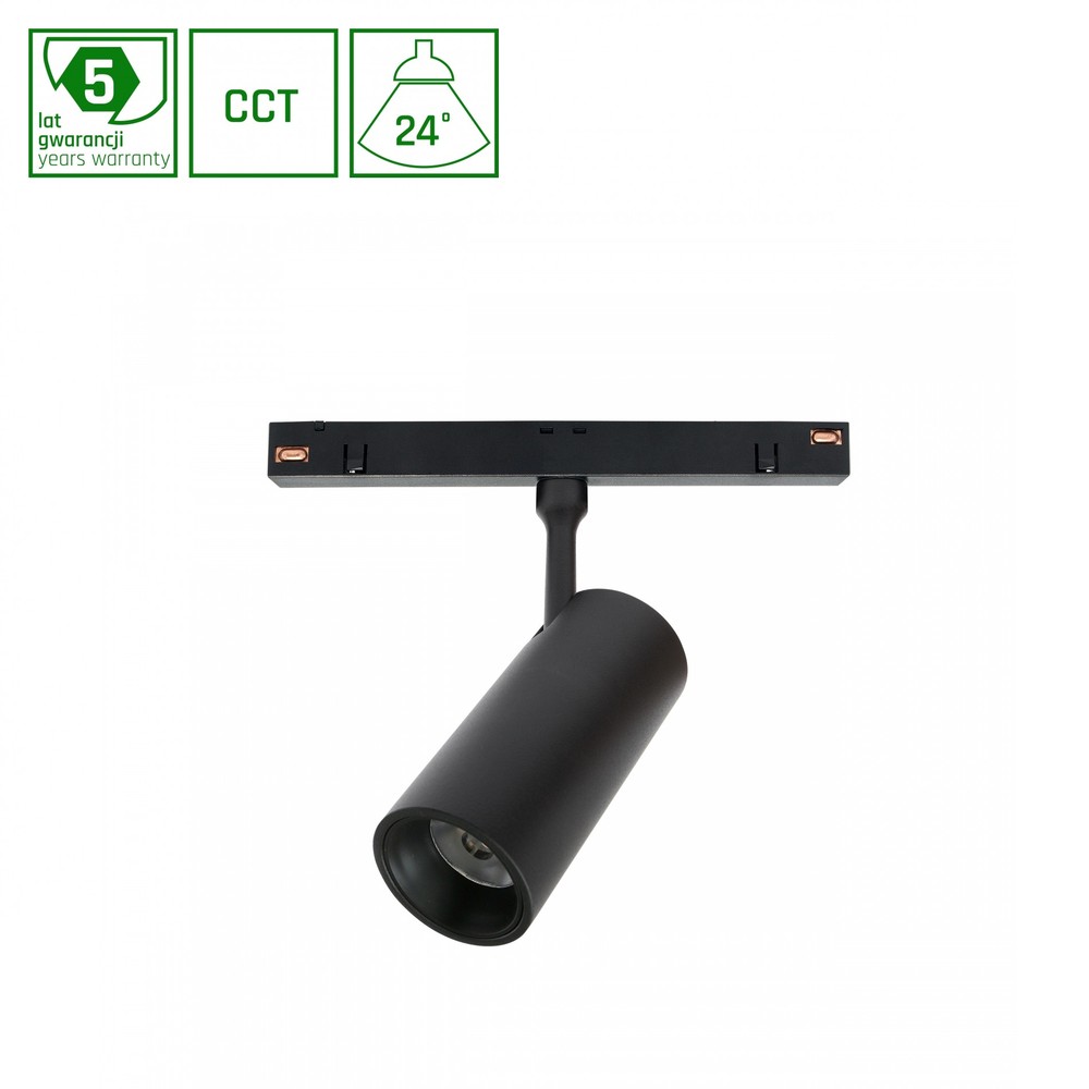 10w Smart Led Skinnespot   950lm, 3000k, Hvid Kant   Kulør : Cct (varm Til Kold Hvid) fra Spectrum