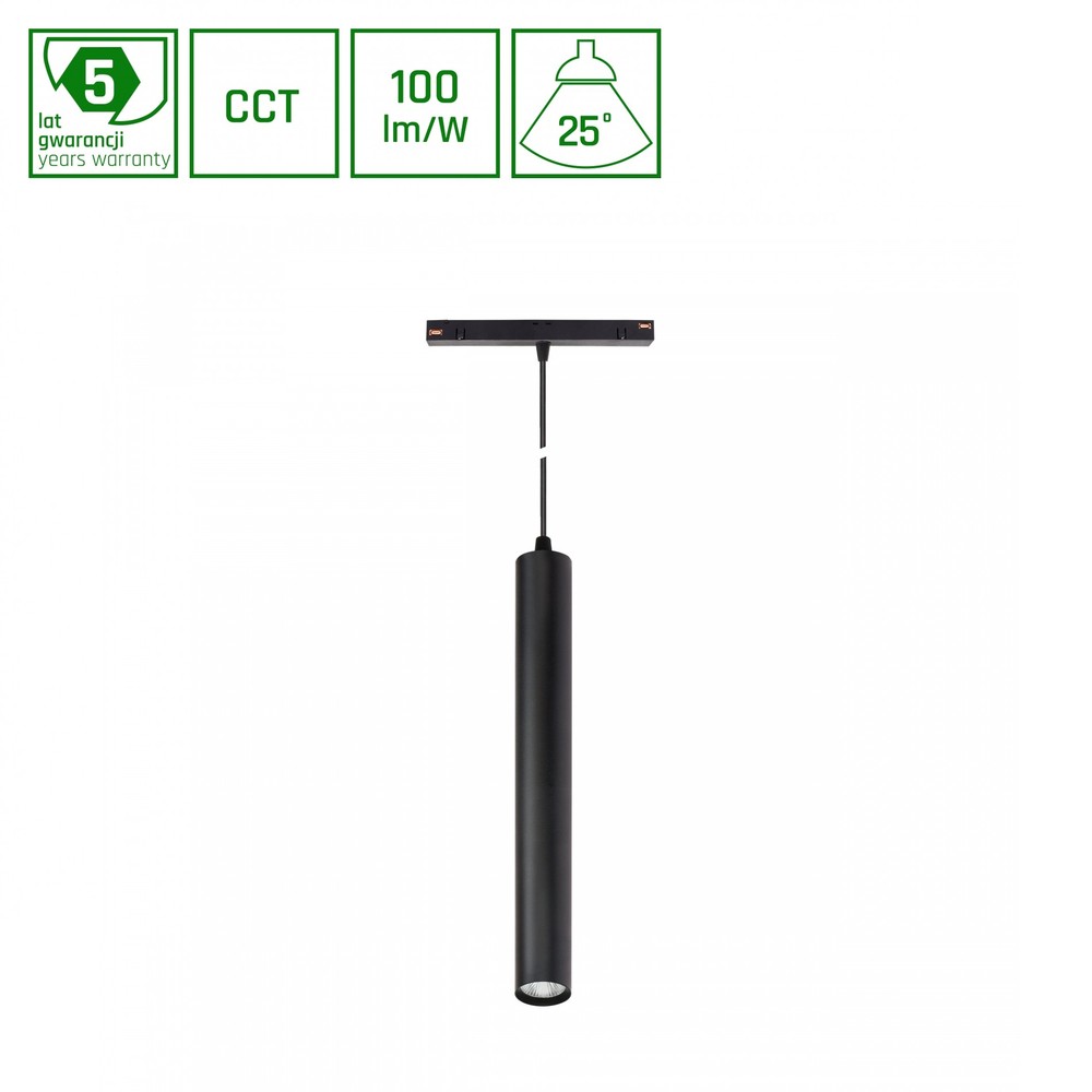 12w System Shift Smart Hangit Led Modul, 48v Cct, 25°, 1150lm, 40 X 297 Mm, Inkl. 90cm Wire Dæmpbar : Ikke Dæmpbar, Kulør : Cct (varm Til Kold Hvid) fra Spectrum