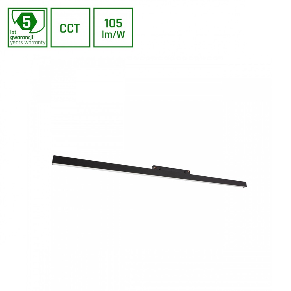 10w Smart Line S Led Armatur Til System Shift 940lm, Cct, 100°, 30,4cm, Sort Skinnesystem Dæmpbar : Ikke Dæmpbar, Kulør : Cct (varm Til Kold Hvid) fra Spectrum