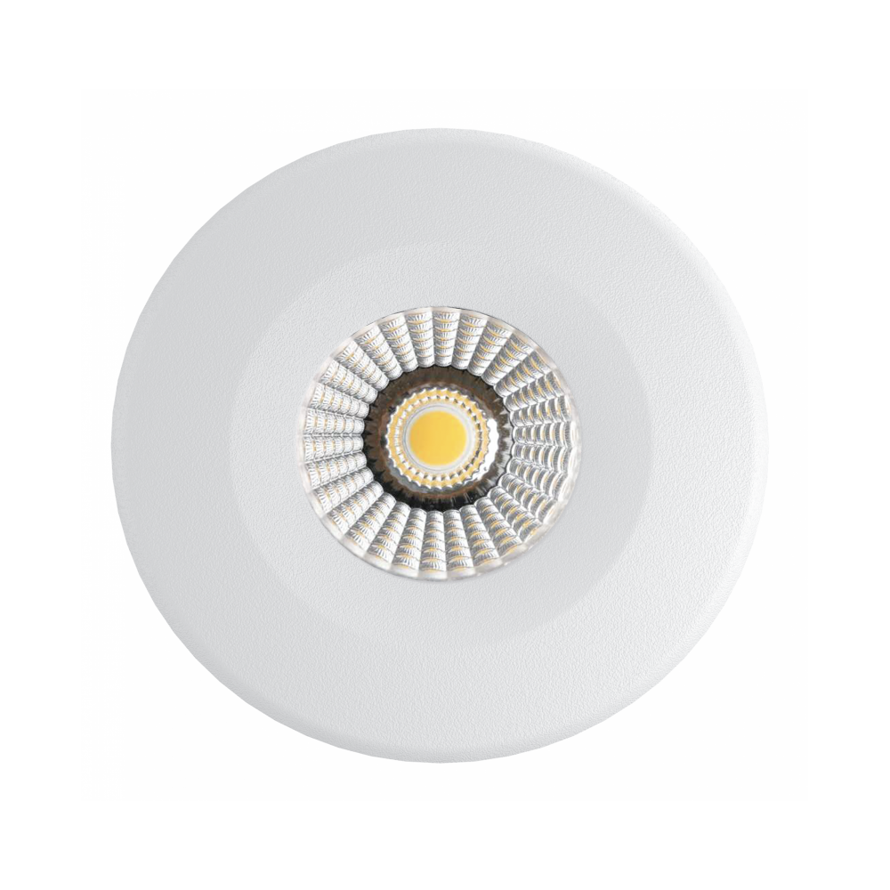 7w ø9cm Lavprofil Indbygningsspot Dæmpbar Ra97   Hul: ø6,8 Cm, Mål: ø9 Cm   Dæmpbar : Dæmpbar, Kulør : Varm fra Ledlife