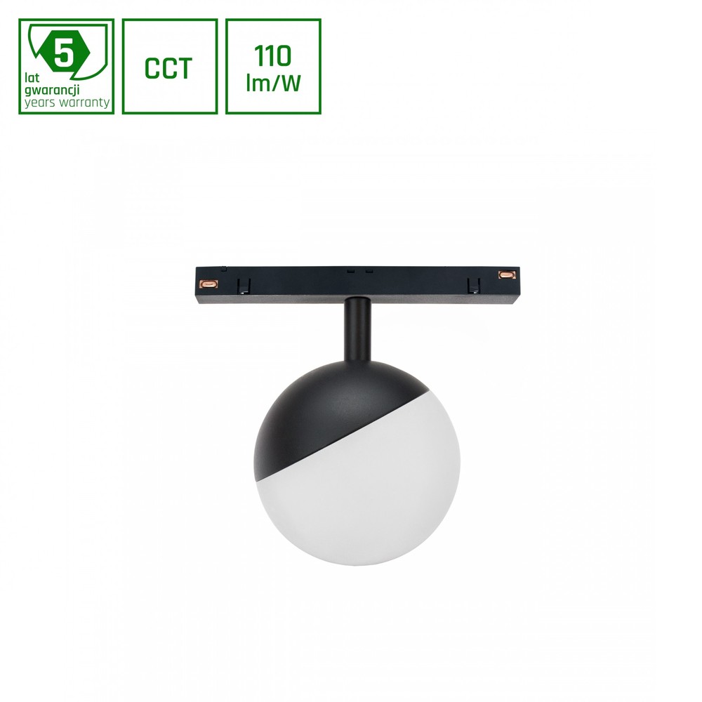 5w ø10cm Shift Skinnespot Til 48v Cct, 48v Dc, 400lm, Til Lavvolt Skinnesystem Dæmpbar : Ikke Dæmpbar, Kulør : Cct (varm Til Kold Hvid) fra Spectrum
