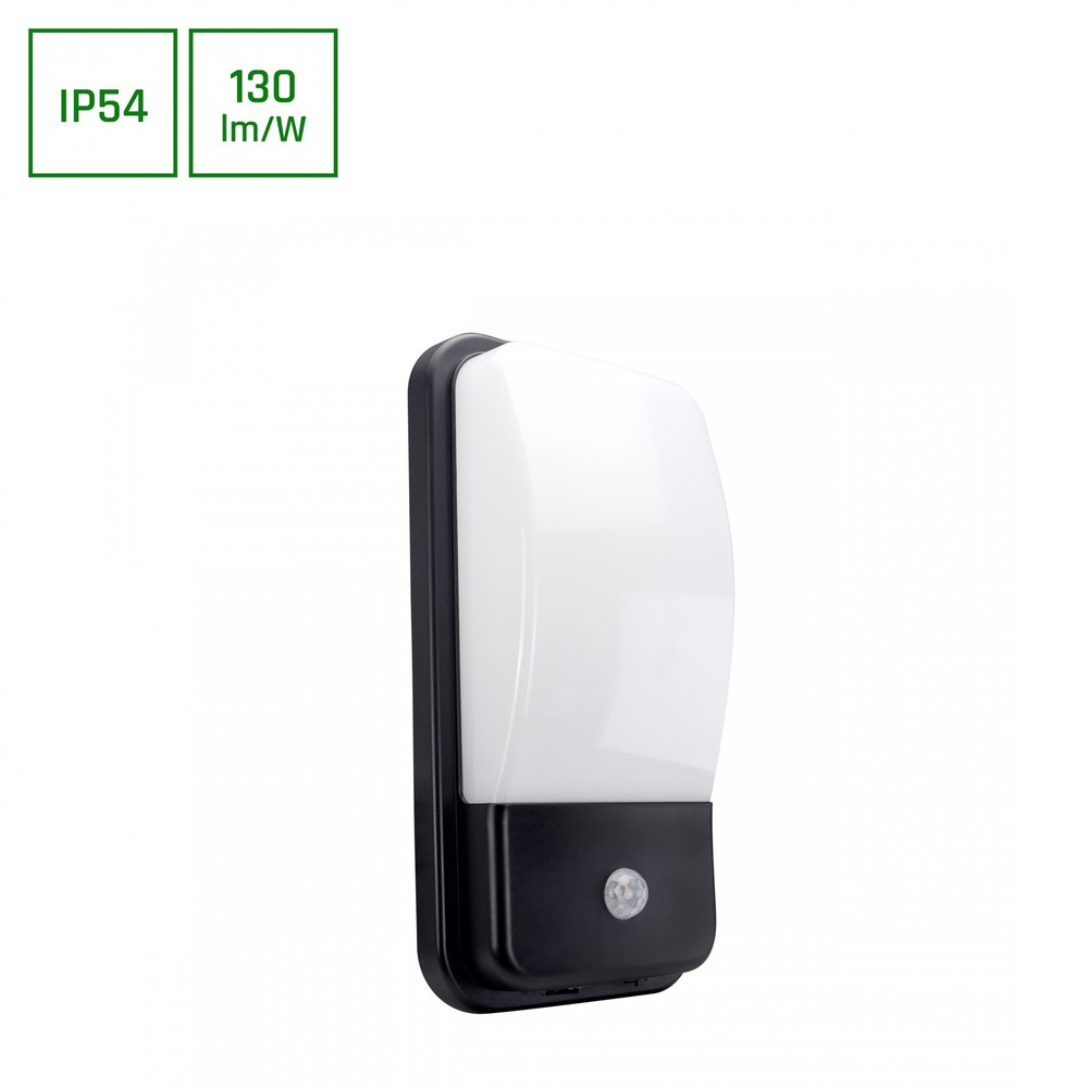20w Enigo Led Væglampe Med Sensor   130lm W, 4000k, Ip54, Bevægelsessensor, Udendørs fra Spectrum