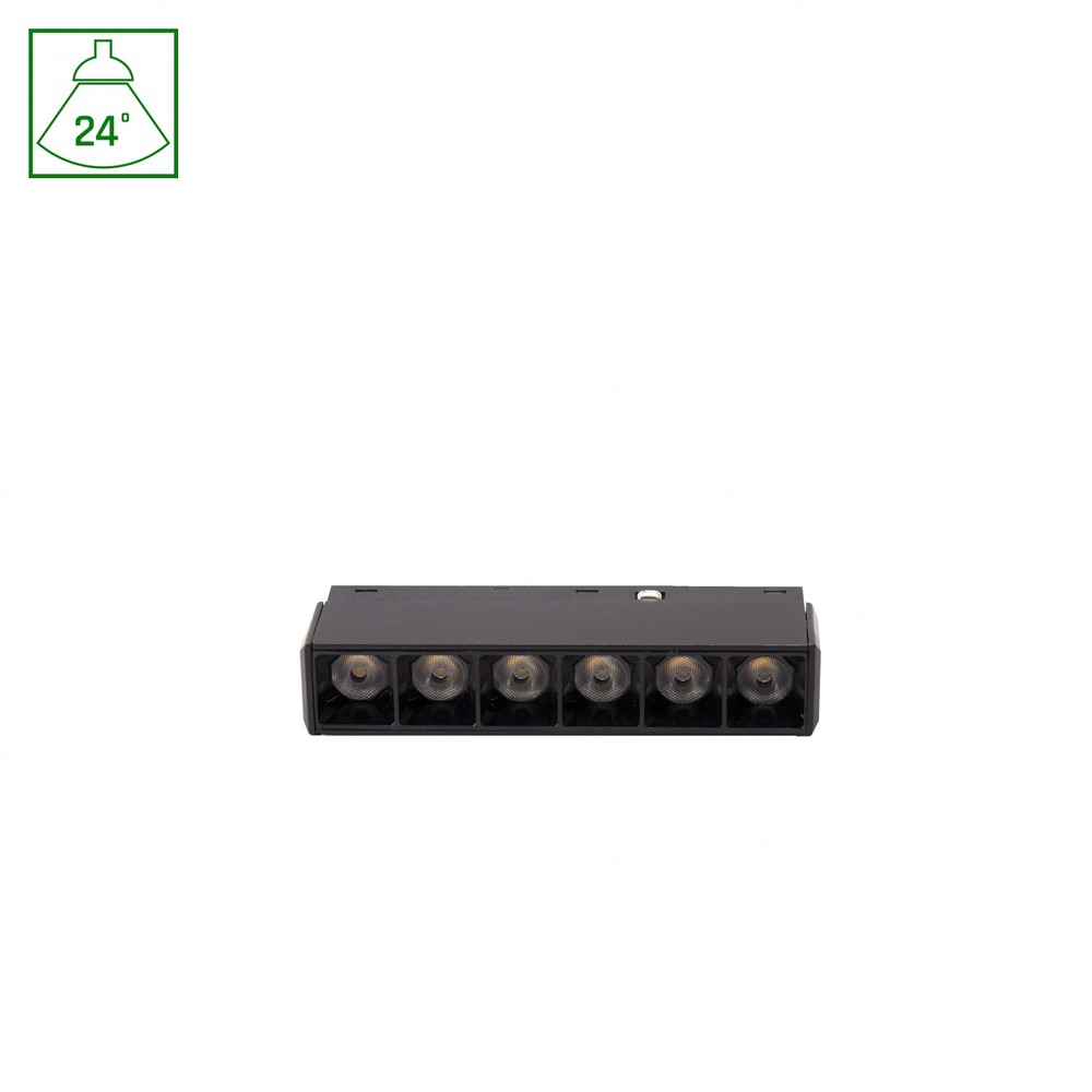 Shift Basic Gitter Xs Lineær Armatur, 110mm, 6w, 2700k, Sort Dæmpbar : Ikke Dæmpbar, Kulør : Varm fra Spectrum