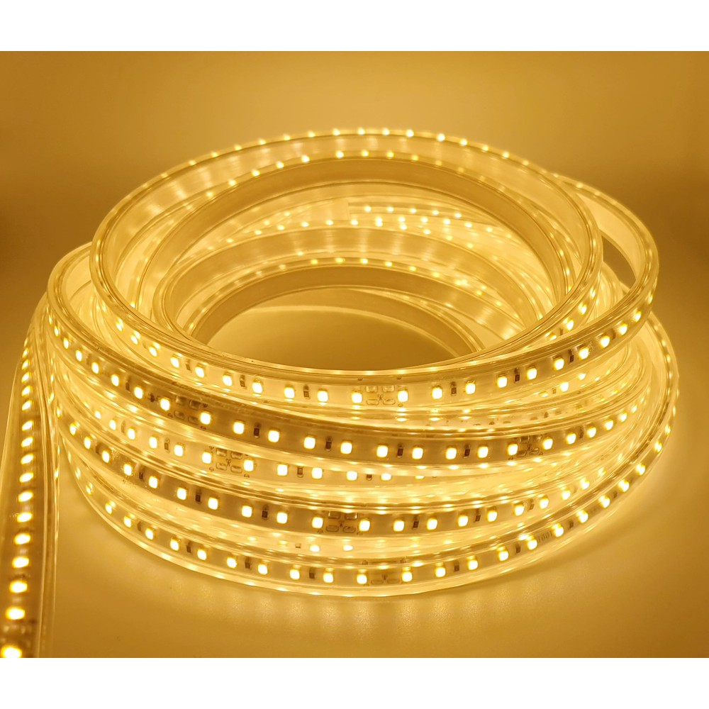 5 M. Vandtæt Ridebane Strip (type X 2) 230v, Ip67, 1300lm M, 10w M, Kan Klippes For Hver 10cm Kulør : Neutral fra Ledlife