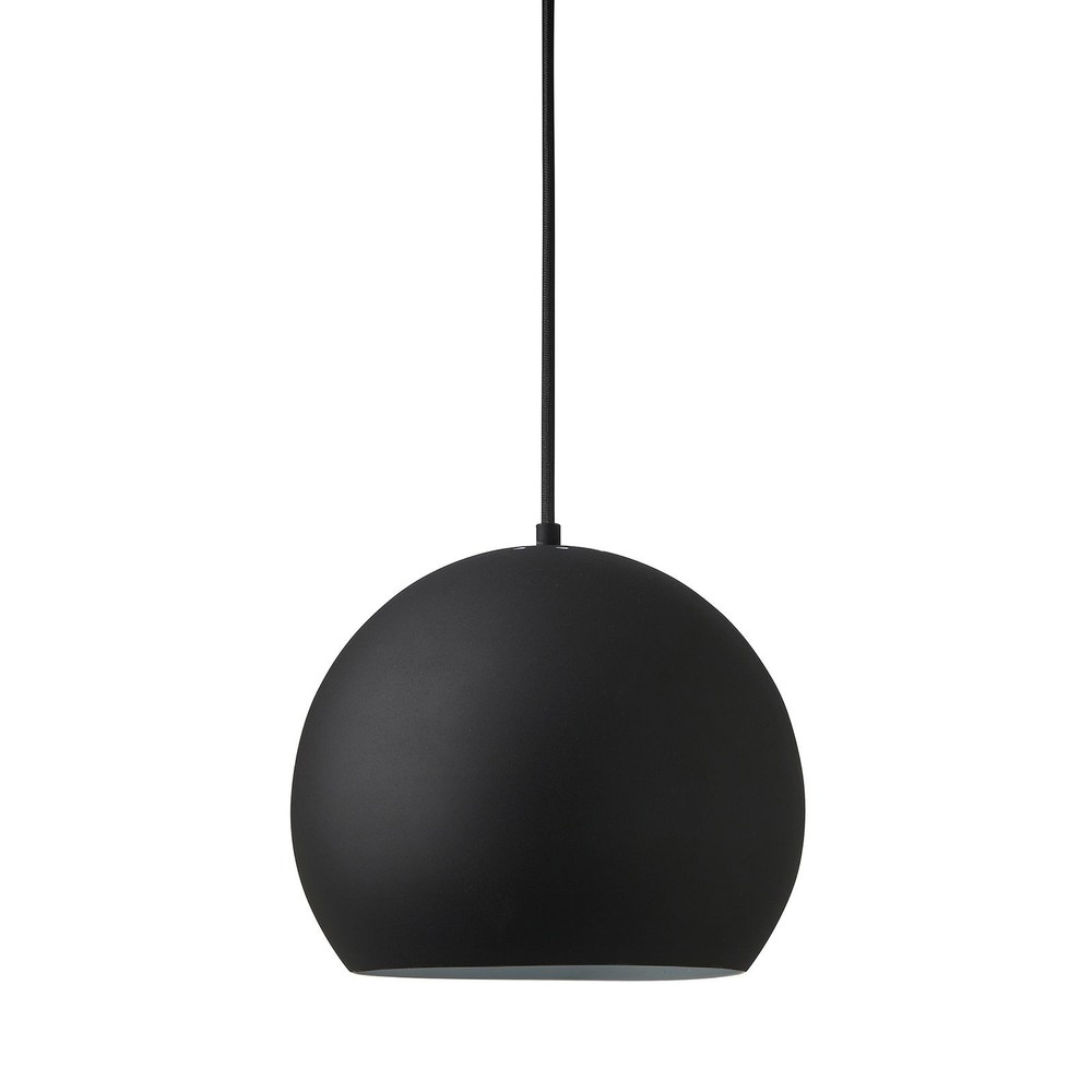 Nice Pendel ø25, E27 I Mat Sort     fra Nielsen Light