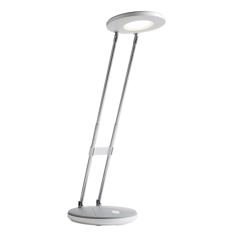 A5 Led Bordlampe Med Justerbar Højde I Grå fra Nielsen Light