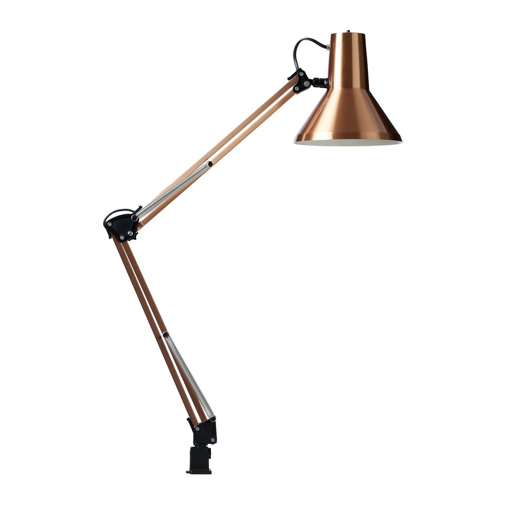 Jensen Arkitektlampe Til E27 I Kobber fra Nielsen Light