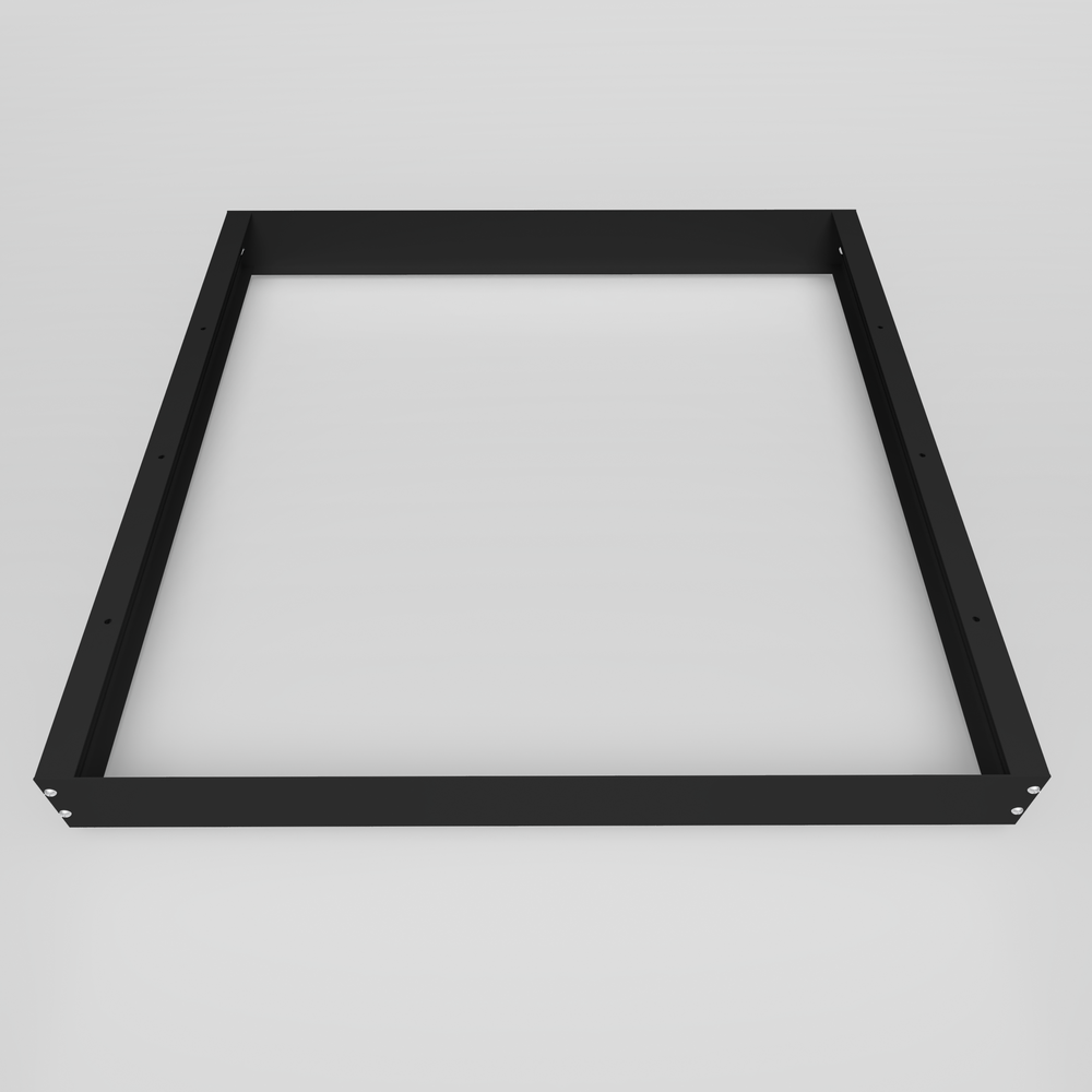 Høj Ramme Til 60x60 Led Panel Samlesæt, Sort Kant fra Spectrum
