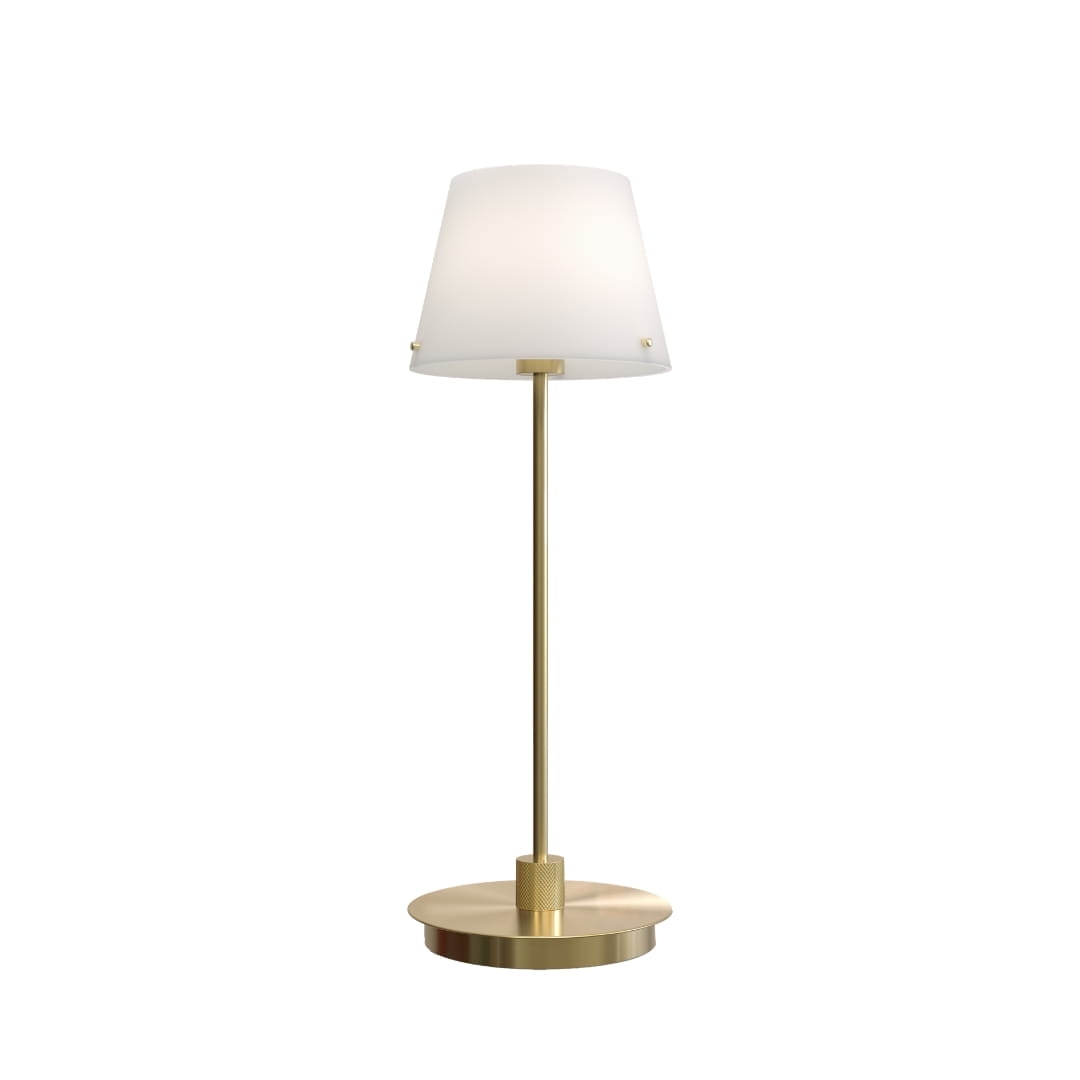 Gil Il Grande Bordlampe Messing Opal     fra Herstal