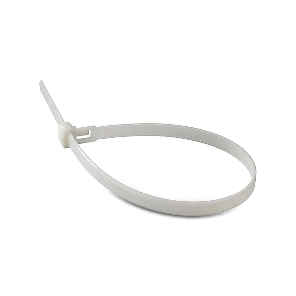100 Stk. Hvide Kabelbindere   3,5 X 150mm fra V-tac