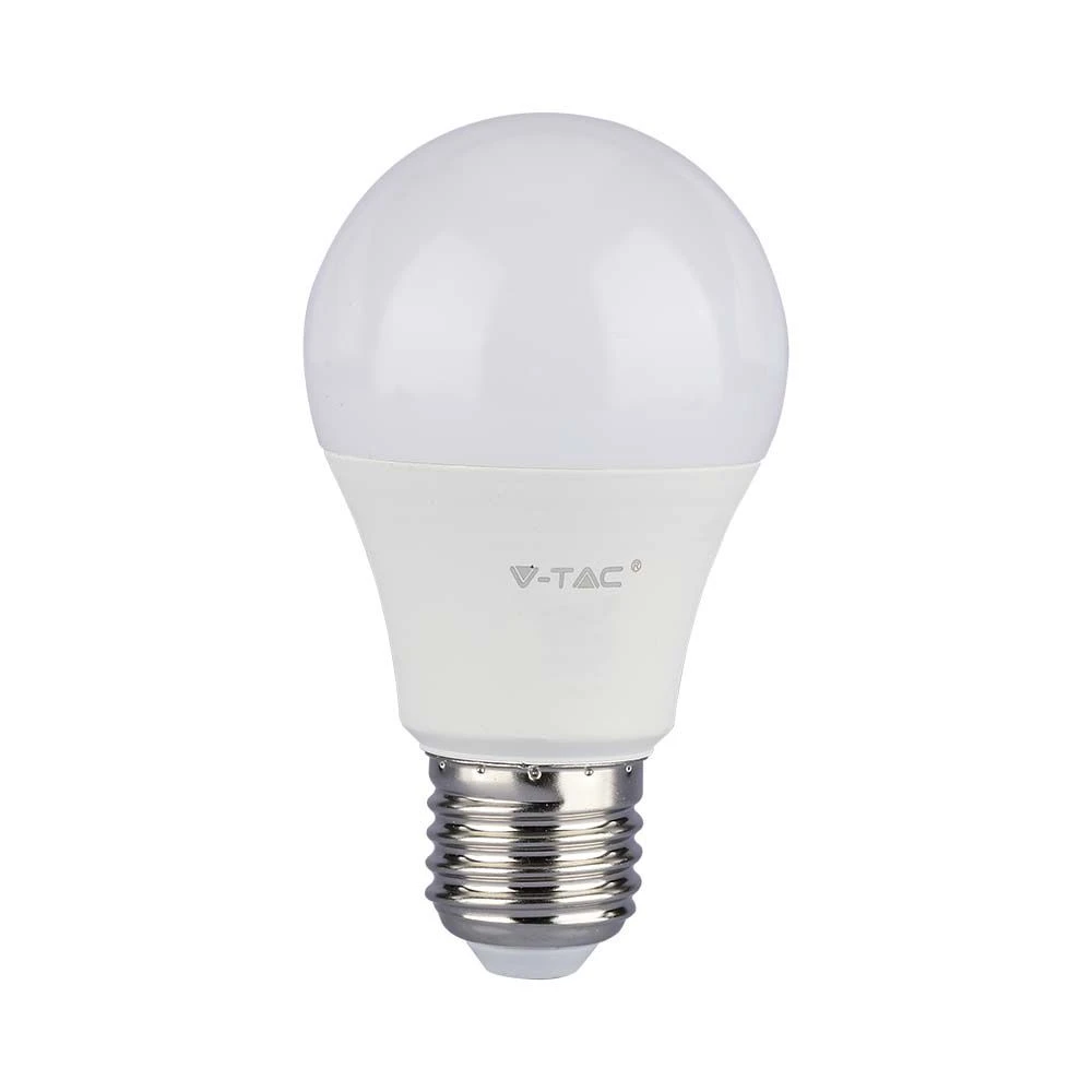 E27 10,5w Led Pærer A60, Plast Kulør : Varm fra V-tac