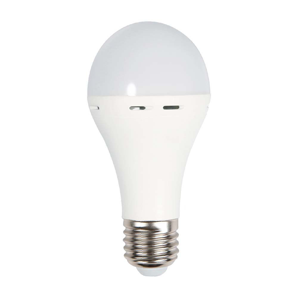 E27 9w Led Pære Med Nødlys A70, 720lm, 4000k, 4,5 Timers Batteritid Kulør : Neutral fra V-tac