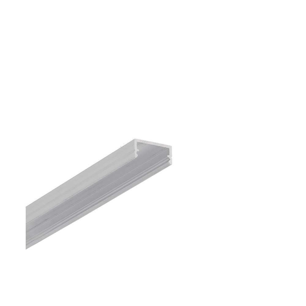 1m Aluprofil Begton12 J S Ubehandlet Aluminium, Påbygning, Led Skinne fra Topmet