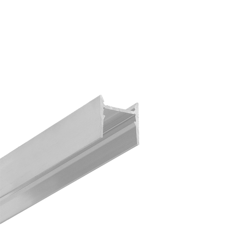 2m Aluprofil Cozy12 C U1 Ubehandlet Aluminium, Påbygning, Led Skinne fra Topmet