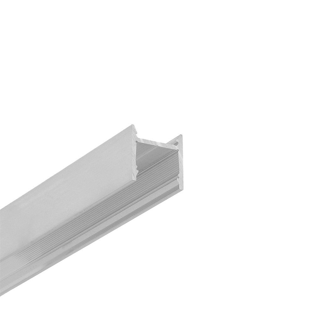 2m Aluprofil Level12 C U1 Ubehandlet Aluminium, Påbygning, Led Skinne fra Topmet