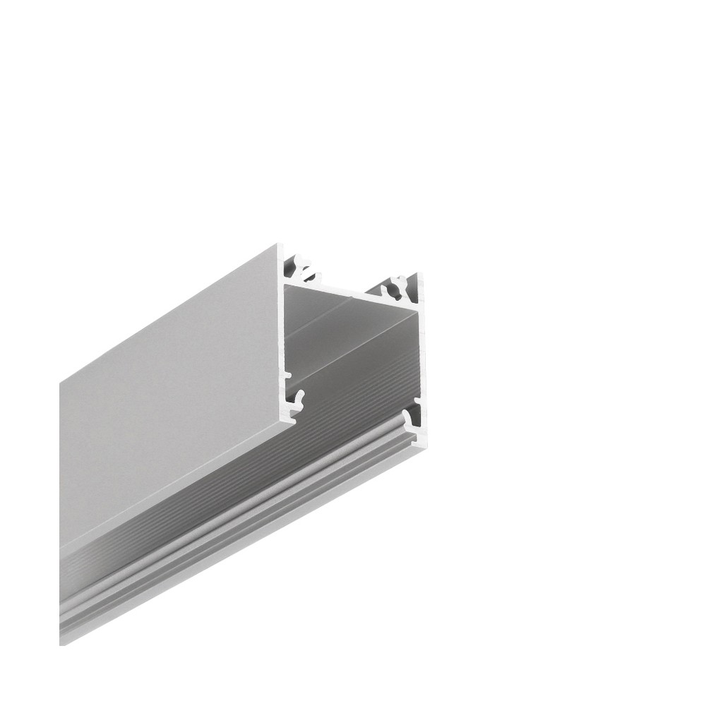 1m Aluprofil Linea20 Ee7f Ty Anodiseret, Påbygning, Led Skinne fra Topmet