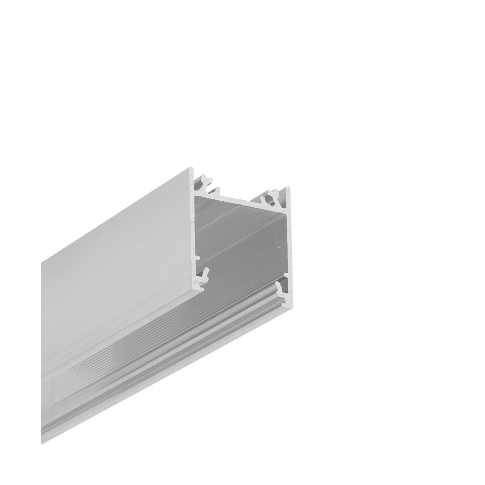 1m Aluprofil Linea20 Ee7f Ty Ubehandlet Aluminium, Påbygning, Led Skinne fra Topmet