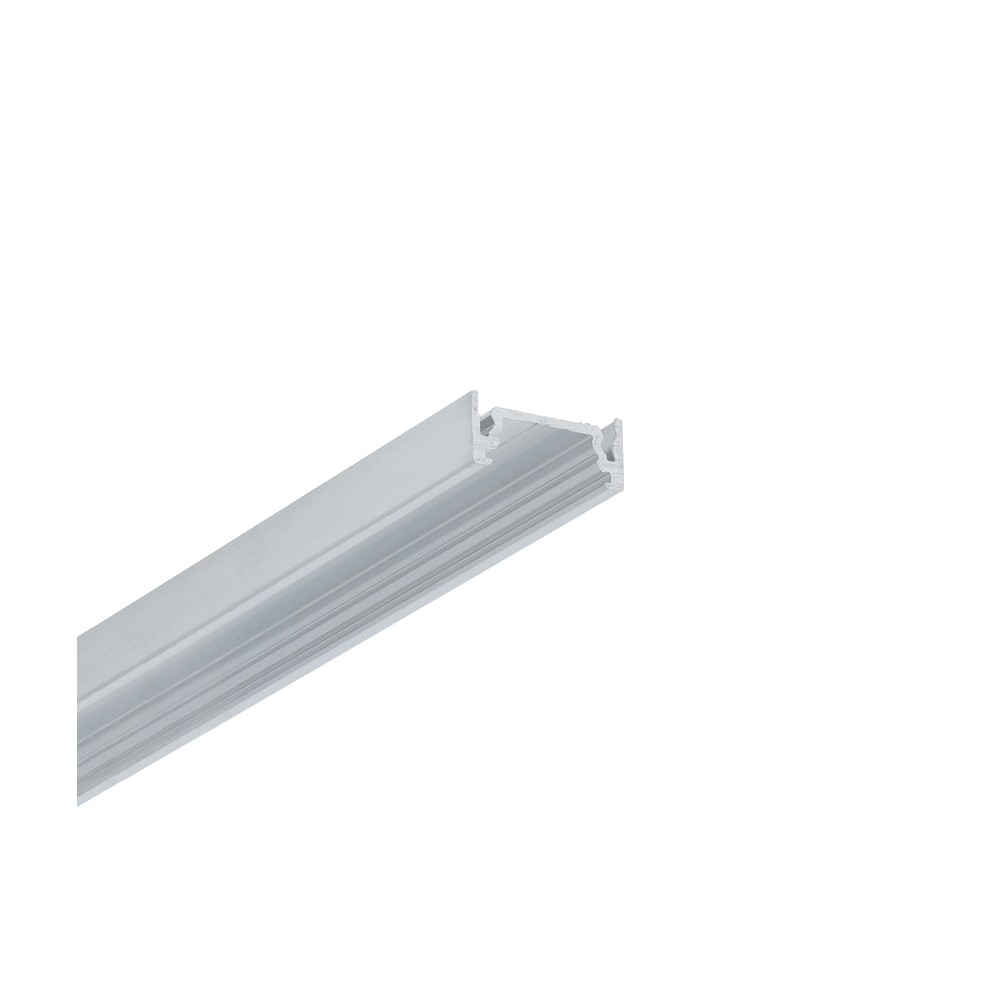 2m Aluprofil Surface10.v2 Bc U Ubehandlet Aluminium, Påbygning, Led Skinne fra Topmet
