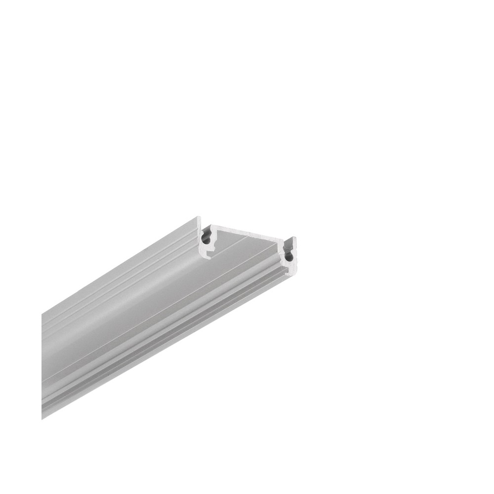 1m Aluprofil Surface14 Ee7f Ty Anodiseret, Påbygning, Led Skinne fra Topmet