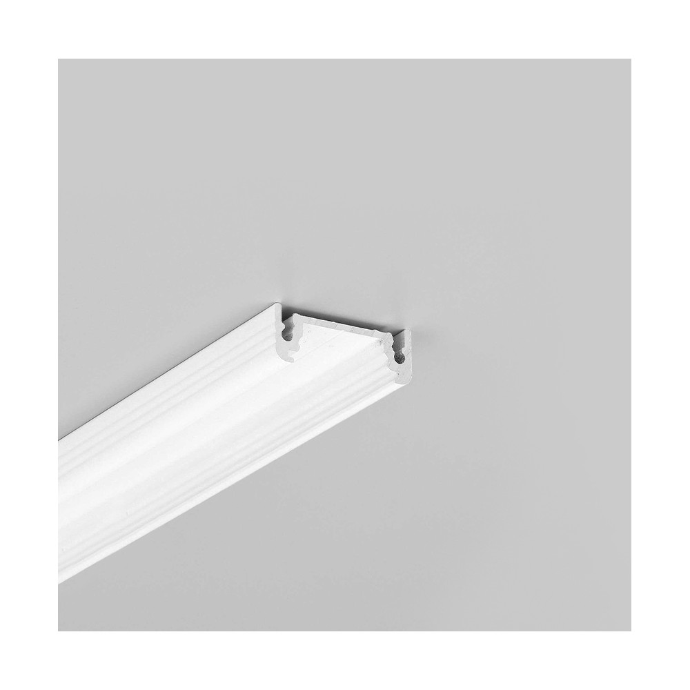 1m Aluprofil Surface14 Ee7f Ty   Hvid Lakeret, Påbygning, Led Skinne fra Topmet