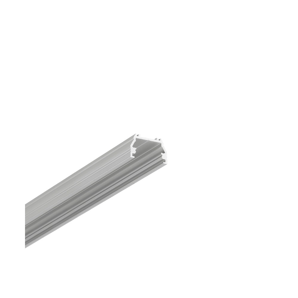 1m Aluprofil Uni12 Bcd U Anodiseret, Påbygning, Led Skinne fra Topmet