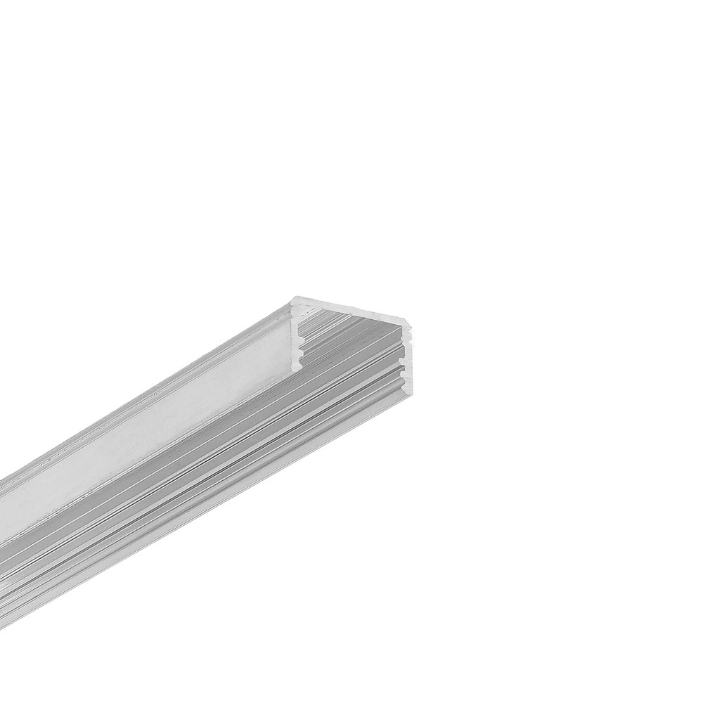 2m Aluprofil Uni14 Bc3 Y Ubehandlet Aluminium, Påbygning, Led Skinne fra Topmet