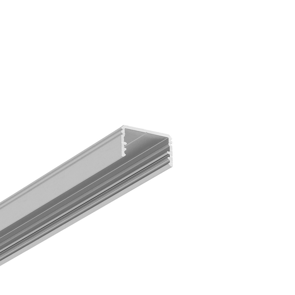 2m Aluprofil Uni14 Bc3 Y Anodiseret, Påbygning, Led Skinne fra Topmet