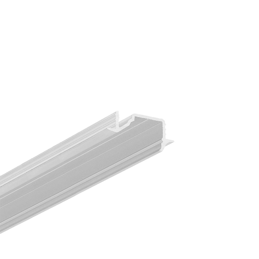 2m Aluprofil Diagonal10 C Ubehandlet Aluminium, Indbygget, Led Skinne fra Topmet