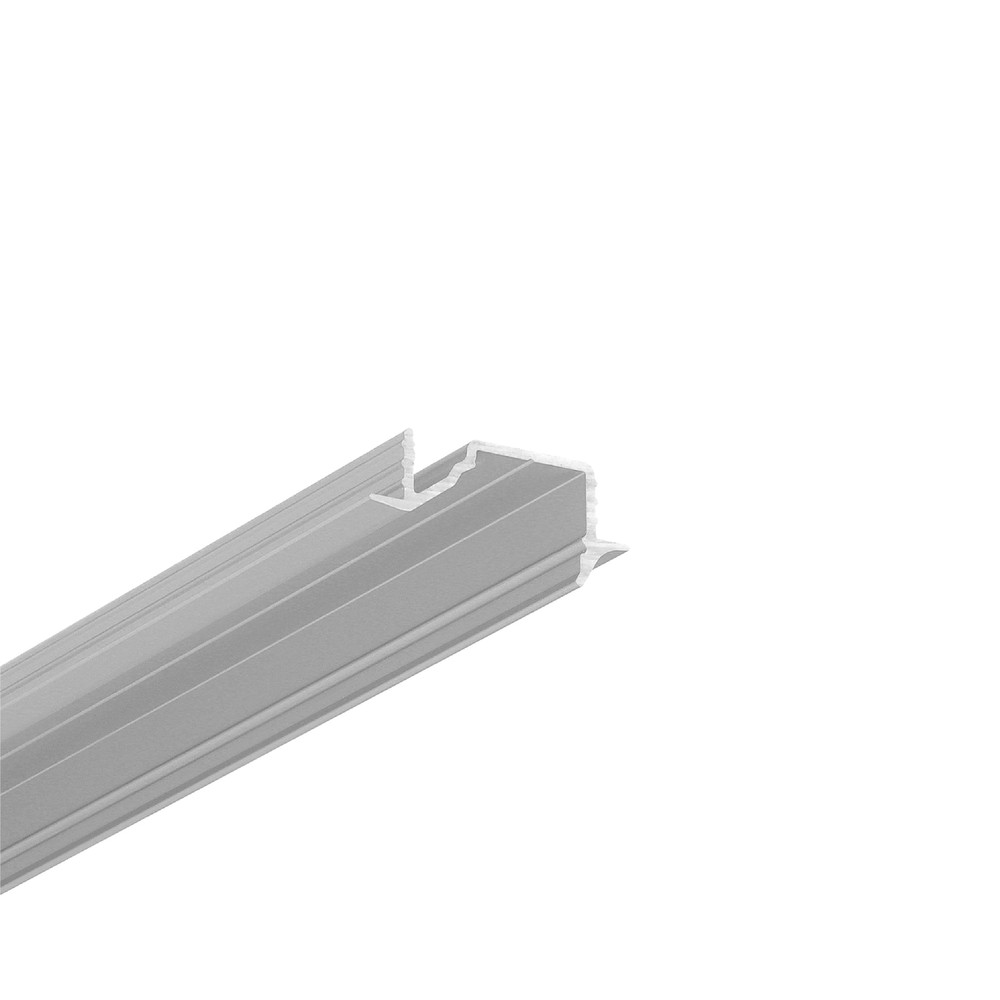 2m Aluprofil Diagonal10 C Anodiseret, Indbygget, Led Skinne fra Topmet