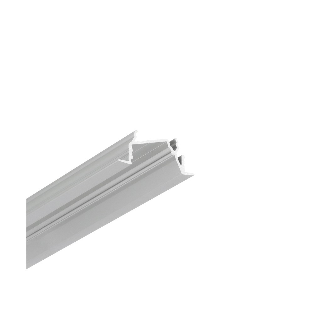 1m Aluprofil Diagonal14 F Ty Anodiseret, Indbygget, Led Skinne fra Topmet