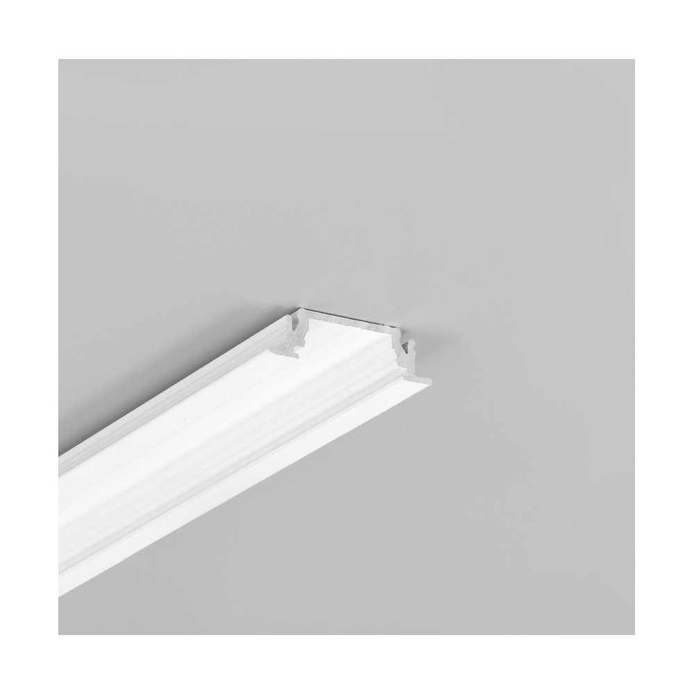 1m Aluprofil Groove14 Ee7f Ty   Hvid Lakeret, Indbygget, Led Skinne fra Topmet