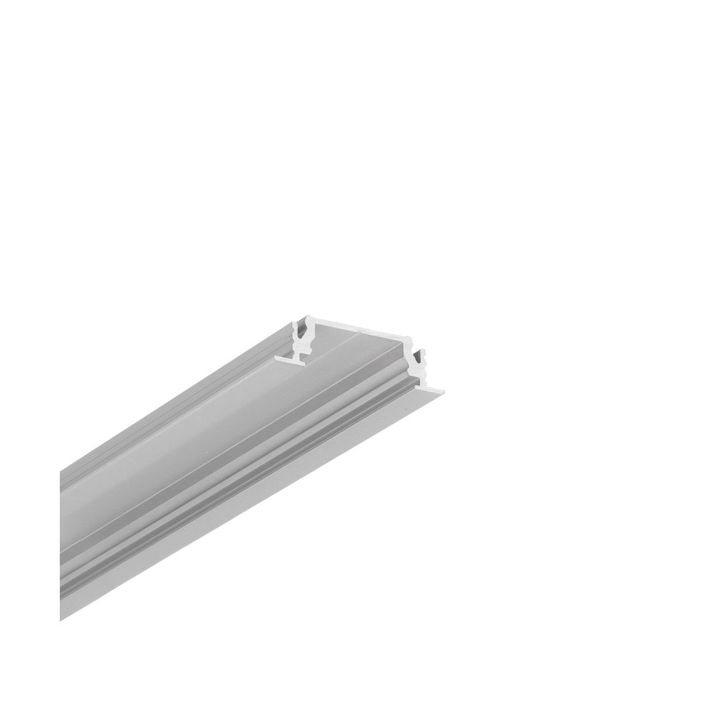 2m Aluprofil Groove14 Ee7f Ty Anodiseret, Indbygget, Led Skinne fra Topmet