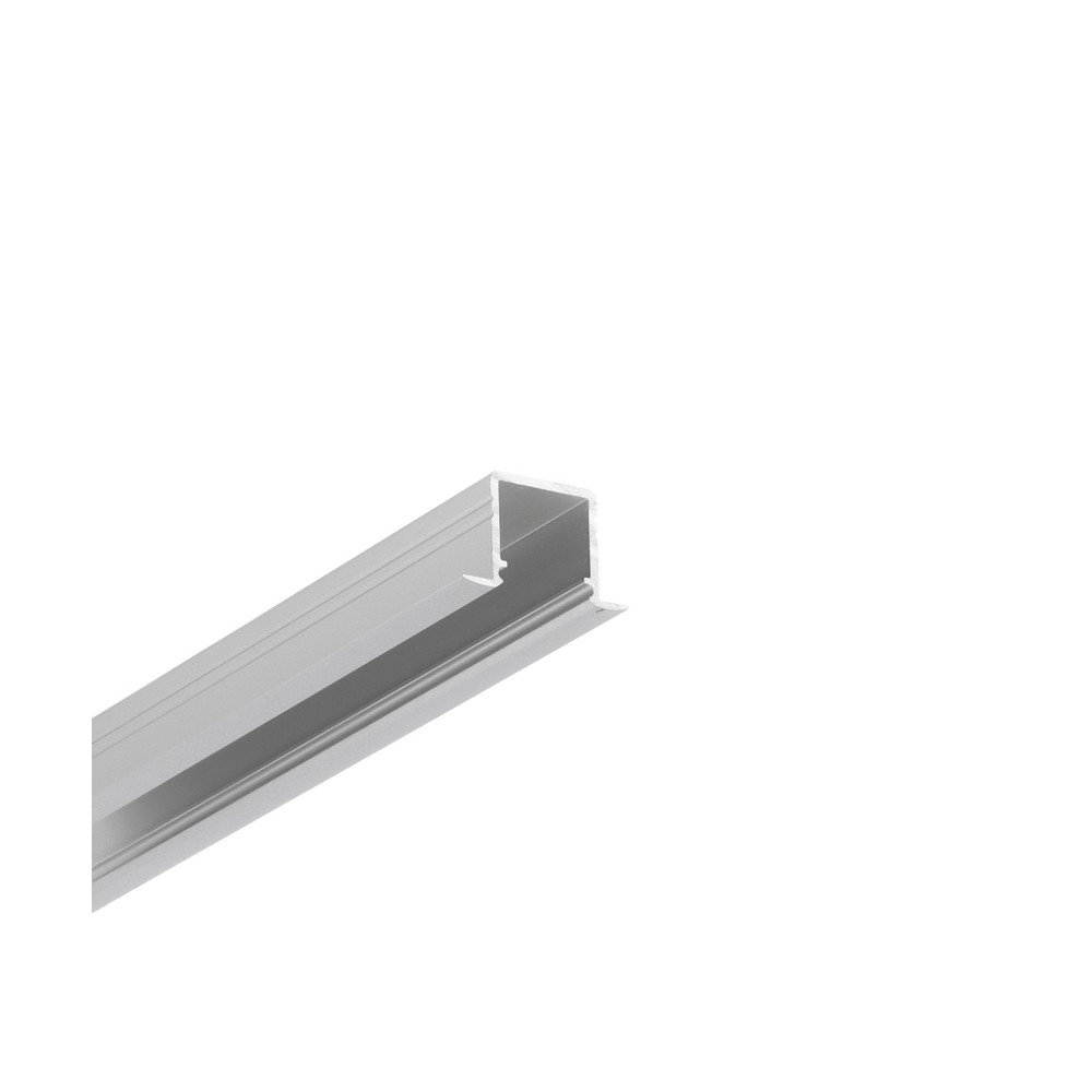 2m Aluprofil Smart In10 Ac2 Z Anodiseret, Indbygget, Led Skinne fra Topmet