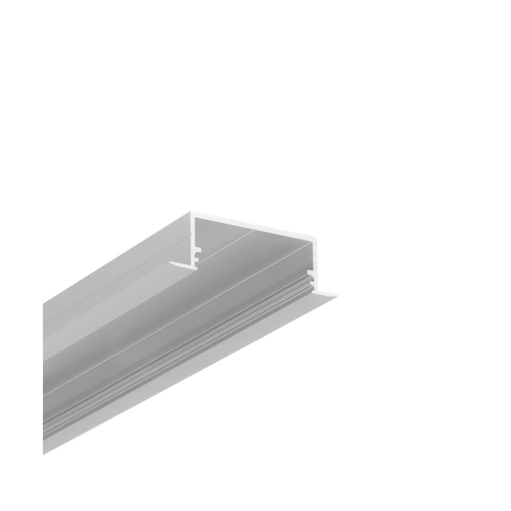 2m Aluprofil Vario30 06 Acde 9 U9 Anodiseret, Indbygget, Led Skinne fra Topmet