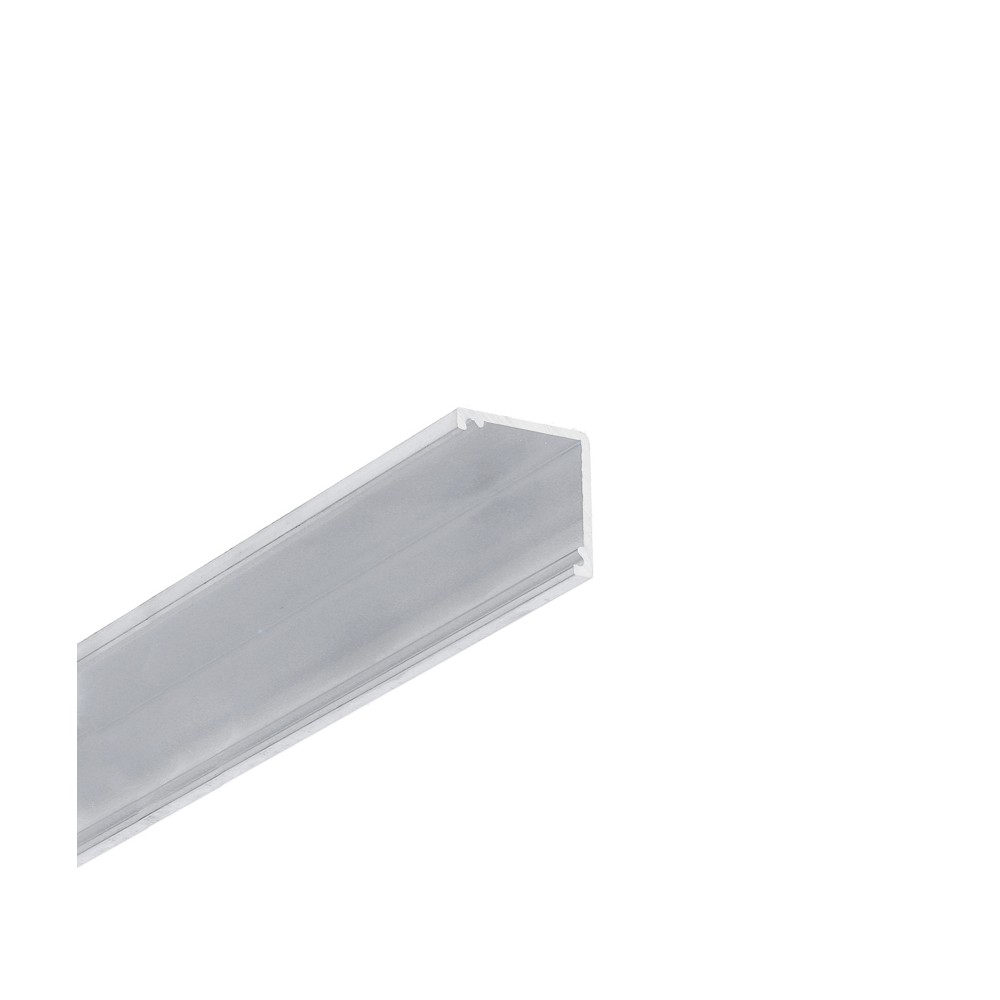2m Aluprofil Cabi12 Duo E Ubehandlet Aluminium, Hjørne, Led Skinne fra Topmet