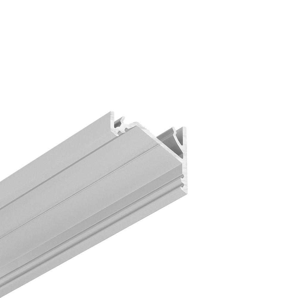 2m Aluprofil Corner16.v2 Ac 6 Ty Anodiseret, Hjørne, Led Skinne fra Topmet