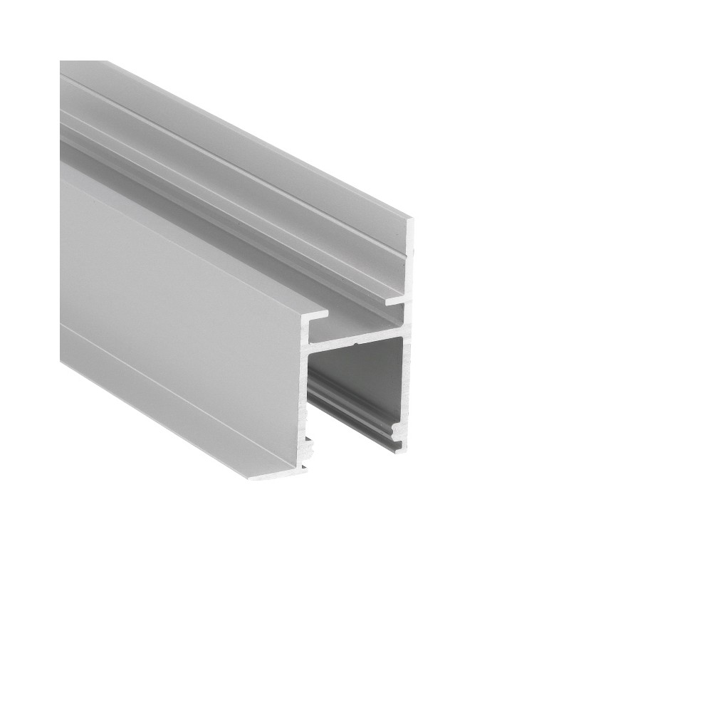 2m Aluprofil Frame14 Bc Q Anodiseret, Indspartling, Led Skinne fra Topmet