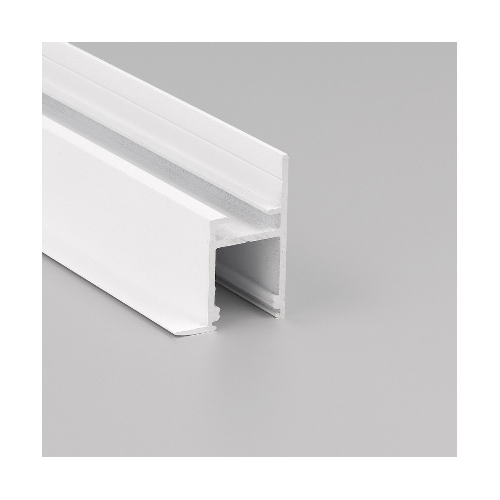 2m Aluprofil Frame14 Bc Q   Hvid Lakeret, Indspartling, Led Skinne fra Topmet