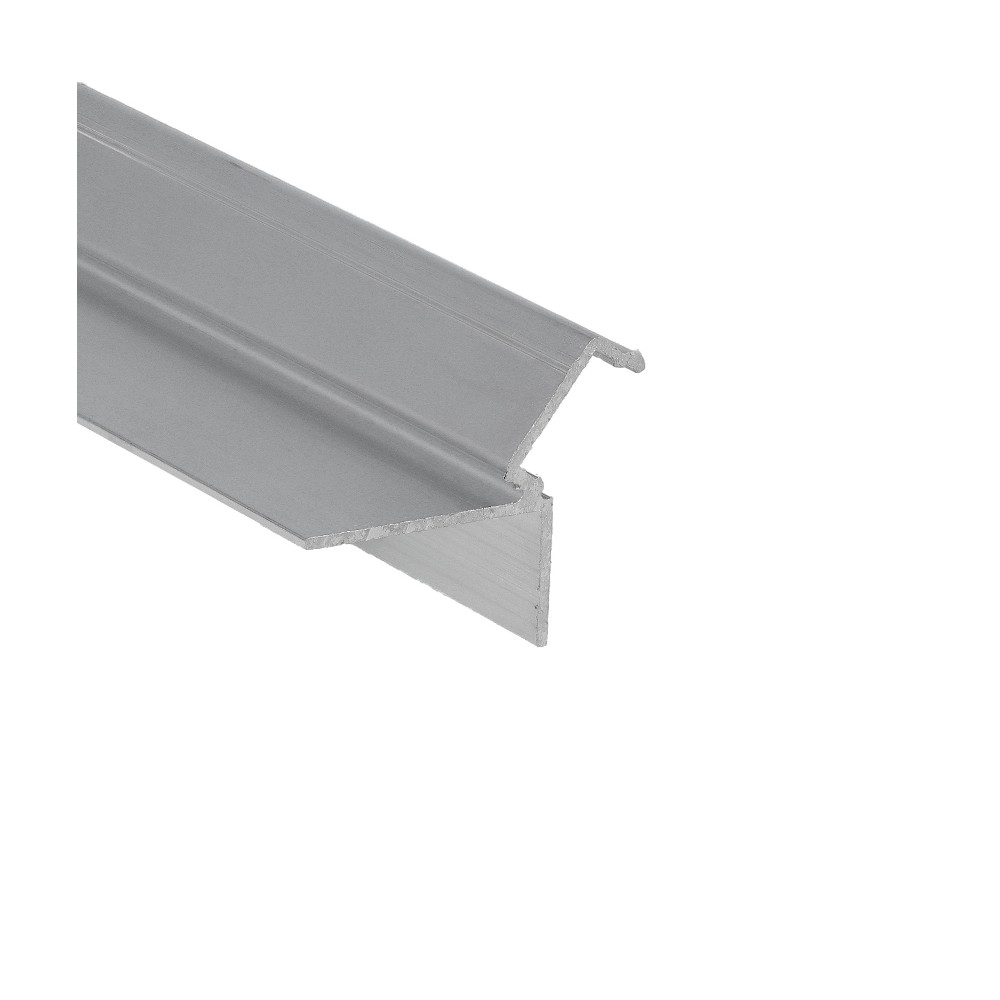 2m Aluprofil Glow12 Down A1c Ubehandlet Aluminium, Indspartling, Led Skinne fra Topmet