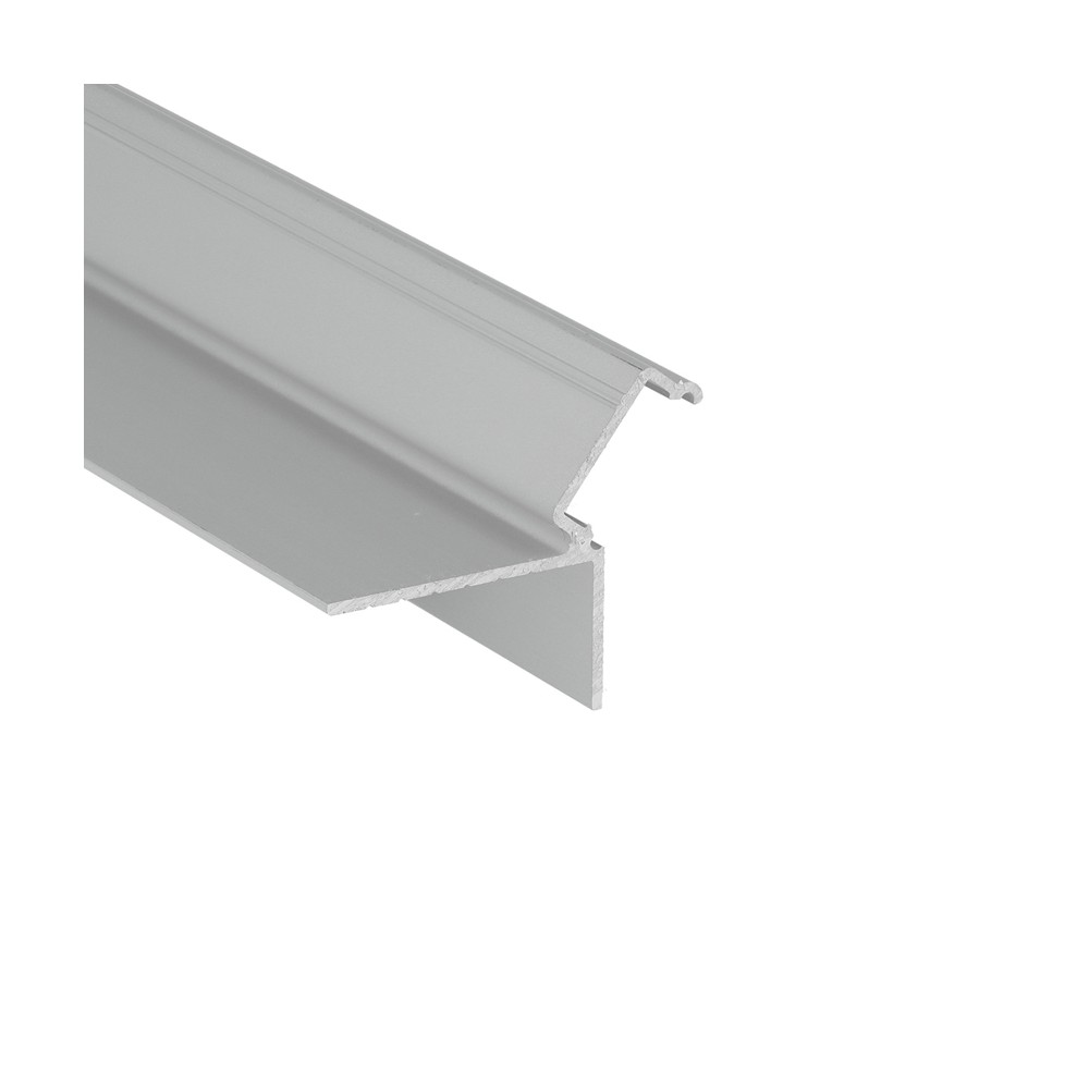 2m Aluprofil Glow12 Down A1c Anodiseret, Indspartling, Led Skinne fra Topmet