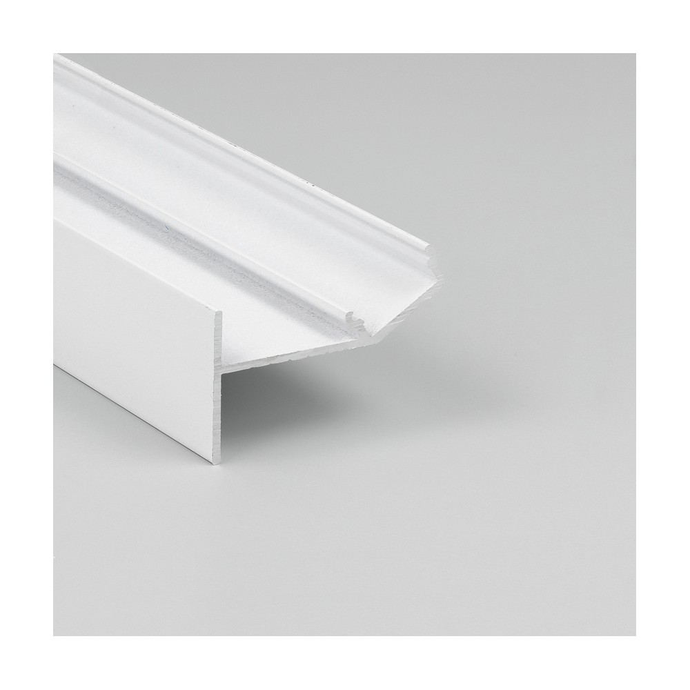 1m Aluprofil Glow12 Up A1c   Hvid Lakeret, Indspartling, Led Skinne fra Topmet