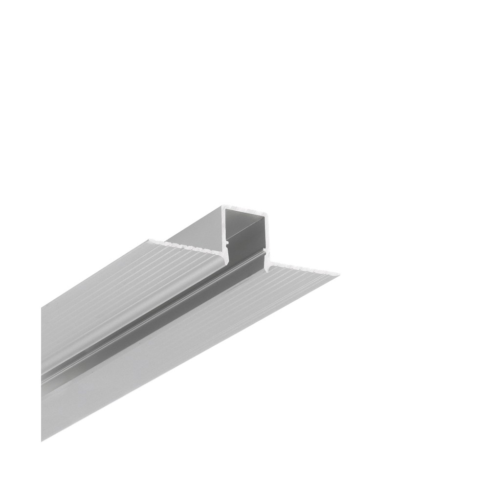 2m Aluprofil Hide10 C4 Anodiseret, Indspartling, Led Skinne fra Topmet