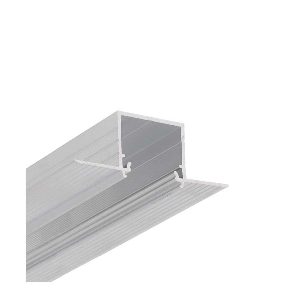 1m Aluprofil Linea In20 Trimless Ee7f Ubehandlet Aluminium, Indspartling, Led Skinne fra Topmet