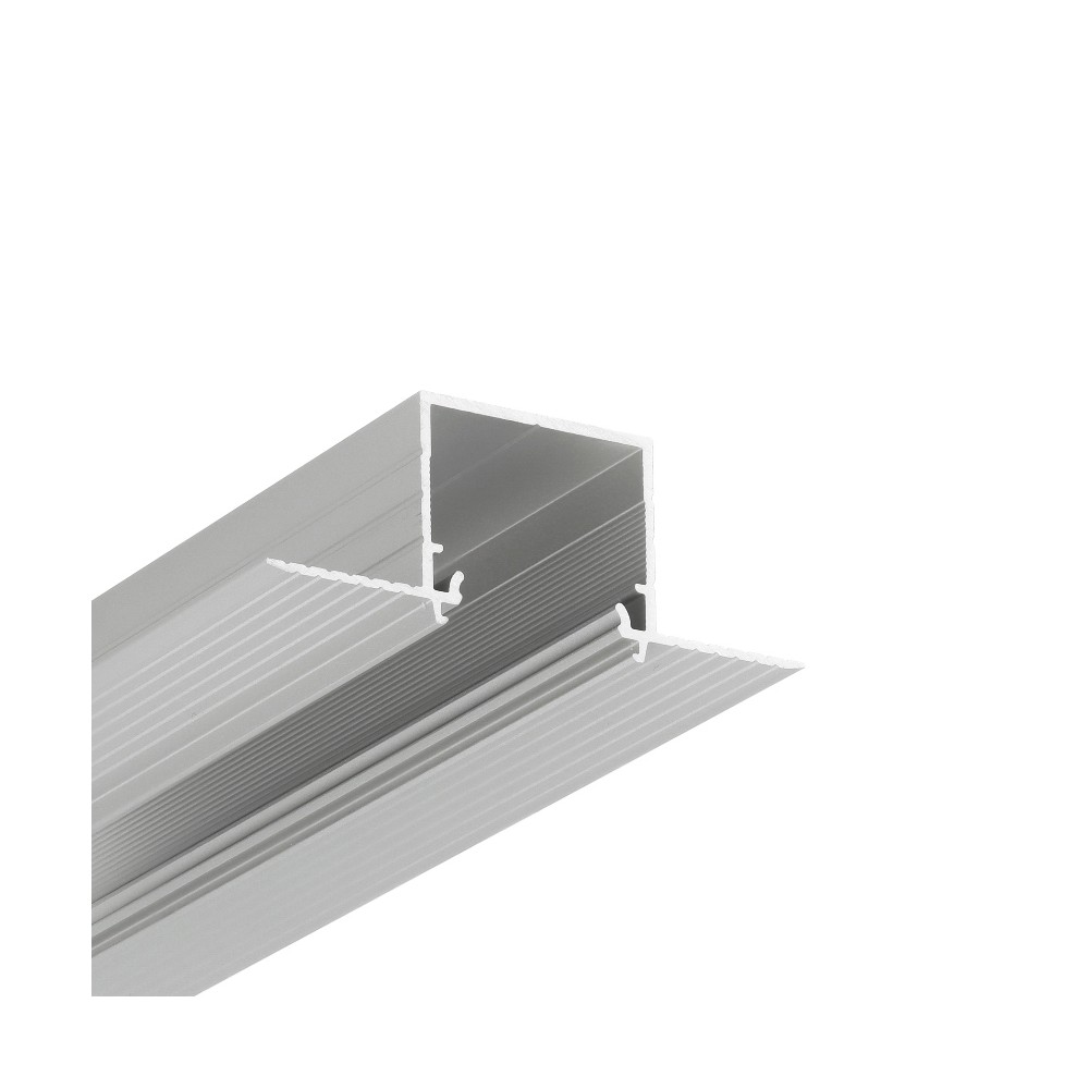2m Aluprofil Linea In20 Trimless Ee7f Anodiseret, Indspartling, Led Skinne fra Topmet
