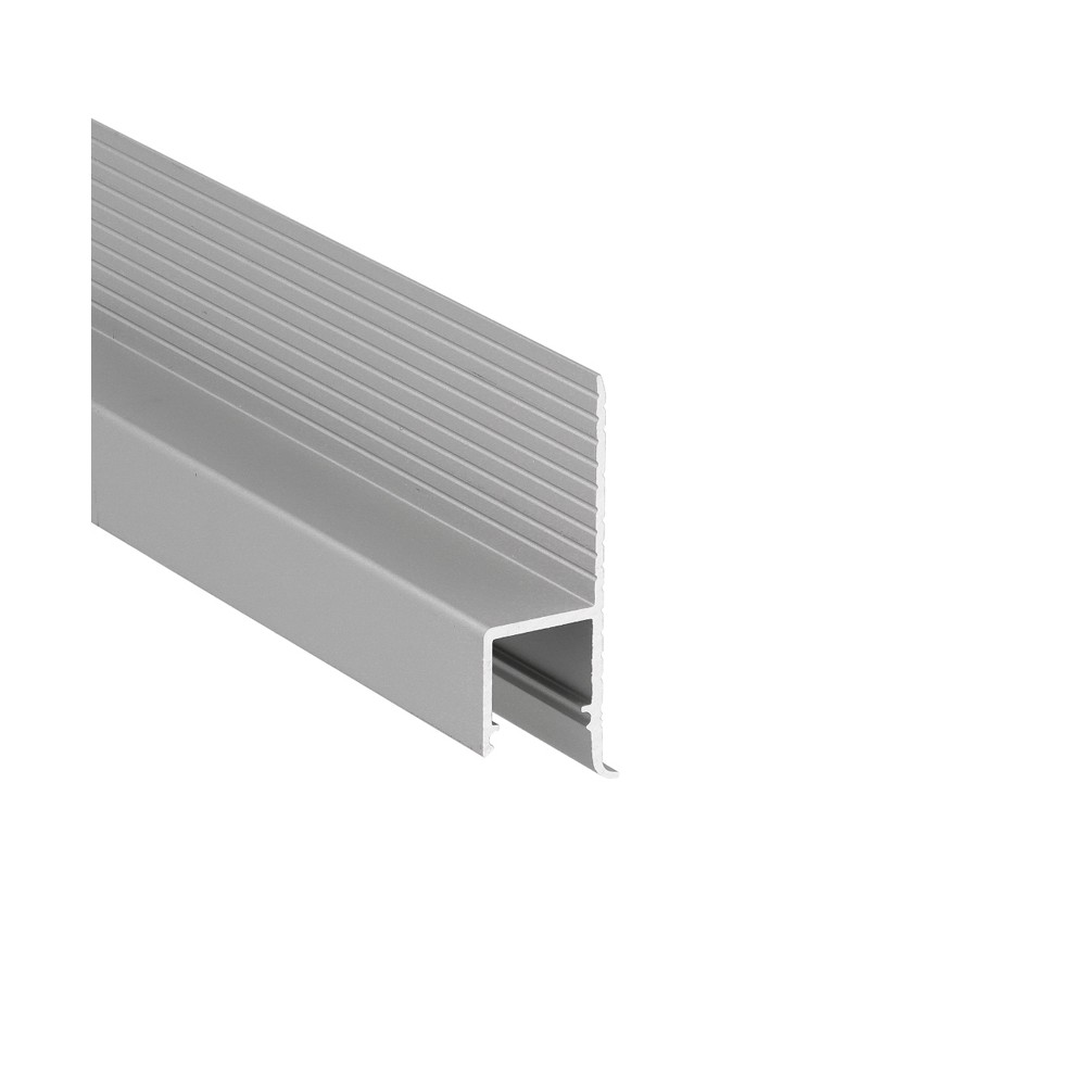 1m Aluprofil Omni10 Ac2 Anodiseret, Indspartling, Led Skinne fra Topmet
