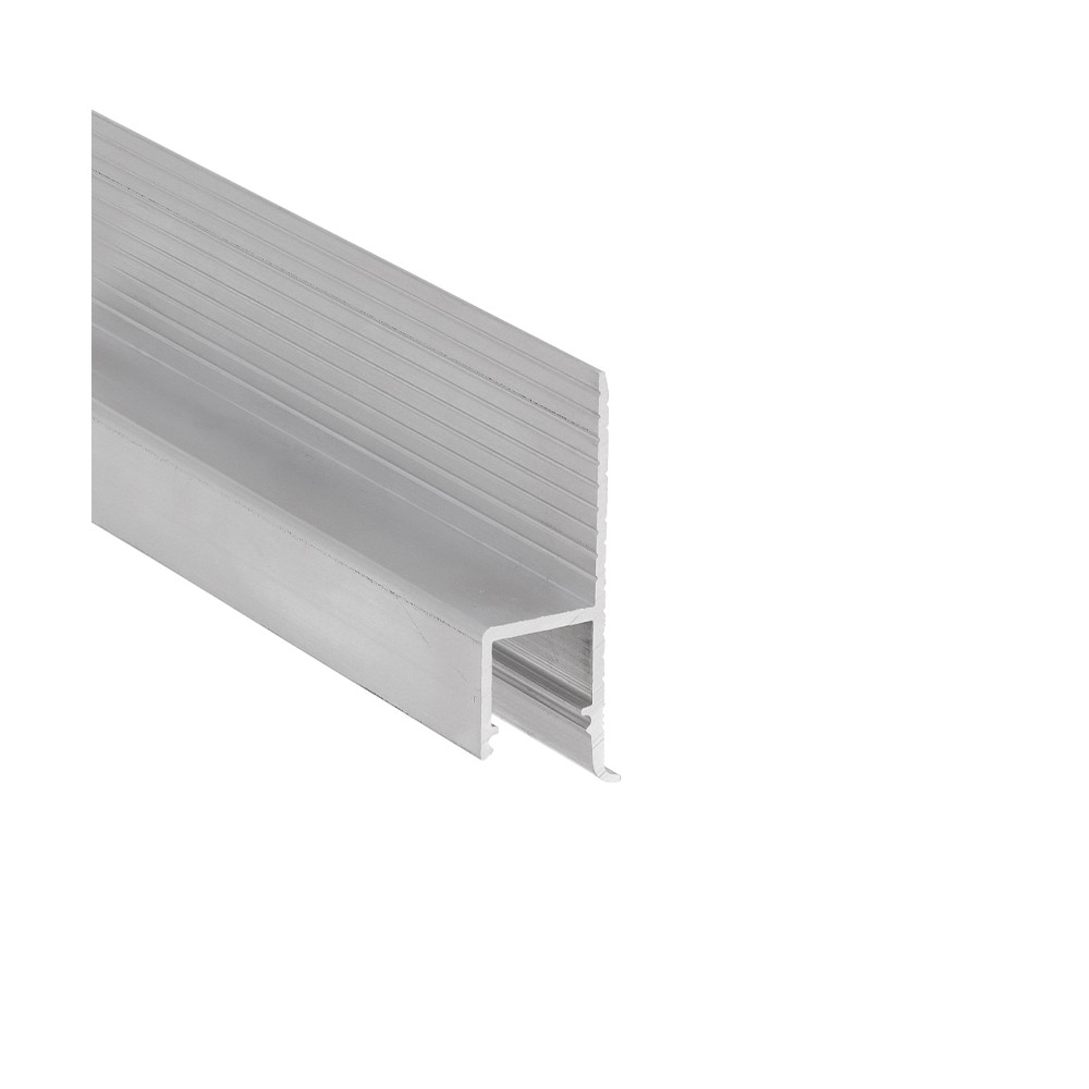1m Aluprofil Omni10 Ac2 Ubehandlet Aluminium, Indspartling, Led Skinne fra Topmet